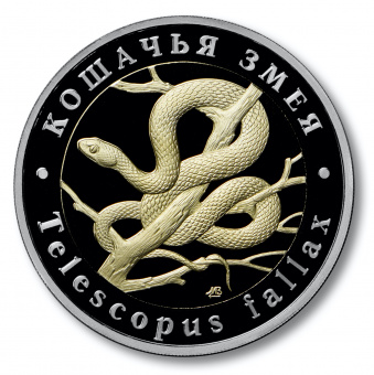 Фото товара Монетовидный жетон «Кошачья змея» 2022 в интернет-магазине нумизматики МастерВижн