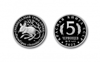 Фото товара Монетовидный жетон «Гребнепалый тушканчик» 2022 в интернет-магазине нумизматики МастерВижн