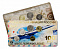 Набор разменных монет 2023 года с жетоном «Гражданская авиация России 100 лет» вар.2 (л)