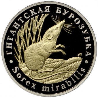 Монетовидный жетон «Гигантская бурозубка»