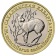 Монетовидный жетон «Сахалинская кабарга» 2014