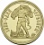 Монетовидный жетон «Один червонец. 1925 год - 3» вар.2 (Жнец)