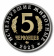 Фото товара Монетовидный жетон «Шерстистый мамонт» вар.1 пруф в интернет-магазине нумизматики МастерВижн