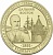 Монетовидный жетон «125 лет путешествия наследника цесаревича Николая Александровича на Дальний Восток»