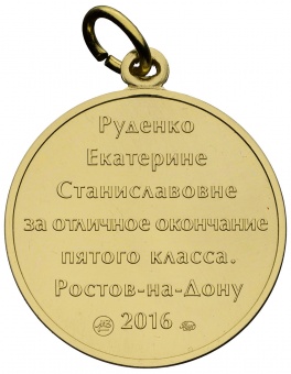 Медаль на ленте «За успехи. 2015-2016»